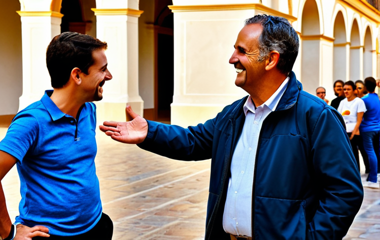 관광통역안내사로서 고객과의 신뢰 쌓는 방법 - The Storyteller**

A professional tour guide, fully clothed in appropriate attire (perhaps a stylish...