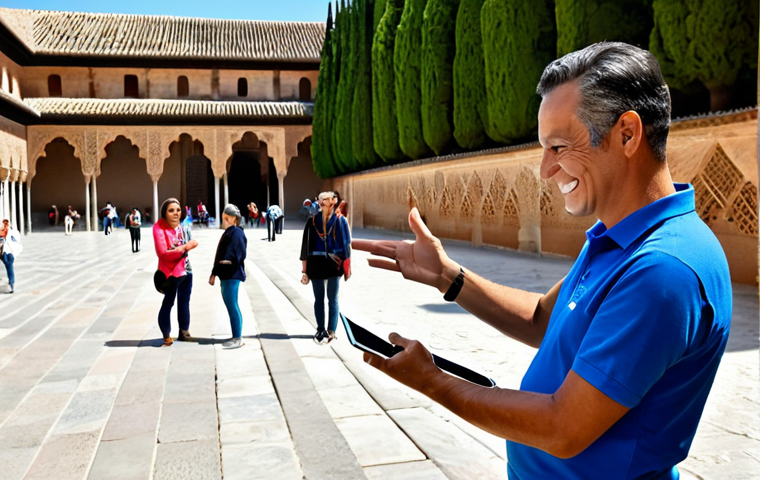 관광통역안내사로서 고객과의 신뢰 쌓는 방법 - Interactive Tour**

A group of tourists, all fully clothed in modest and comfortable clothing, parti...