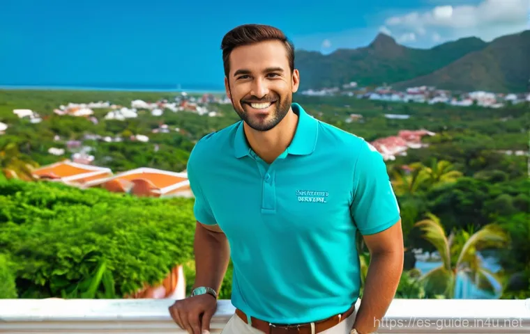 관광통역안내사 시험 준비 예산과 비용 관리 - **A charismatic female tour guide, radiating enthusiasm, leads a diverse group of tourists through a...